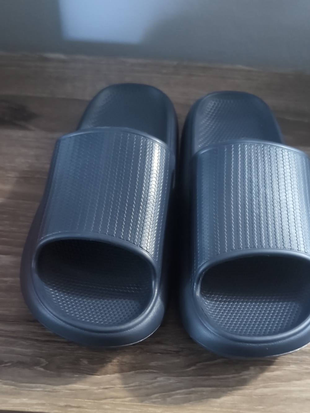 Minimalist Navy Slide Sandals